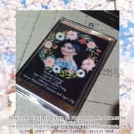 Personalized Acrylic Ref Magnet Giveaway Baptism Birthday Wedding Company Giveaway