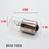 หลอดไฟเล็ก Tower Light ยี่ห้อ Sinolink BA15S ขั้วเขี้ยว ขนาด 15 มิล 110/140V 6/10W สำหรับเครื่องจักร