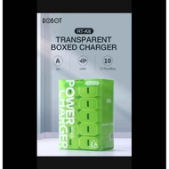 ORIGINAL ROBOT Adapter CONTENTS 10PCS RT-K8 10W 2A RT K8 Charger Head Cover