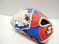 日本品牌 SSK 少年用 兒童用 反手 棒球手套 初學者棒球手套 10.5吋 紅白藍
