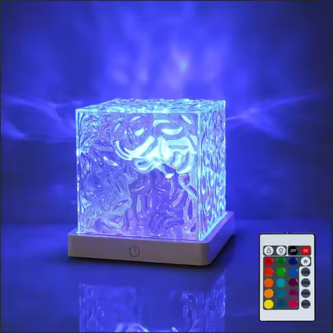 Water Ripples Lights Lamp Ocean Water Projector Light Luminorthe lumena Lights Bedroom Decor 16 Colo