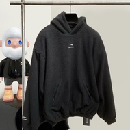 ENTF Balen ''BLCG 3M Embroidered Fleece 3B Pullover Jacket B Warm Hooded Sweatshirt