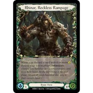 Rhinar WTR Unlimited Base Core Deck Flesh and Blood fabtcg