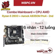 AMD Ryzen 5 2600 CPU Combo + Asrock AB350M Pro4 Mainboard - 2nd