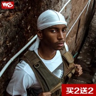 FunkyStyle Hip-Hop Cashew Flower Headscarf Baotou hiphop Street Dance Headgear DURAG Long-Tailed Hat
