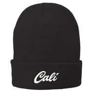 Trendy Apparel Shop Cali Embroidered Winter Knitted Long Beanie