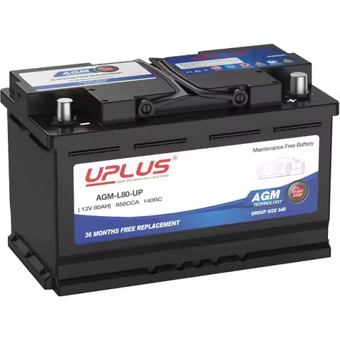 BCI Group 94R Car Battery AGM-L80-UP Maintenance Free 12V 80Ah Premium AGM Batteries H7 L4 Automotiv