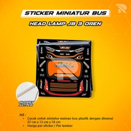 Sticker Lampu Bus jb3 / STIKER HEADLAMP BUS JB3 RKC CUTTING