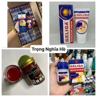 Geliga Fire Oil Combo/ Massage Oil Liquid, cream, tickling to Support Pain and Aches 40g+60g+60ml+50