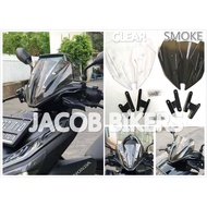 YAMAHA NVX AEROX 155 WINDSHIELD VISOR WITH BRACKET.