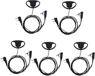 Walkie Talkies Earpiece with Mic 2 Pin D-Type Headset for Baofeng UV-5R BF-888S Retevis H-777 RT22 R