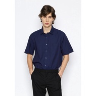 KEMEJA VALINO Men's Short Sleeve Shirt Navybiru - V-AKAB04-Z9
