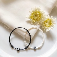 / Letter Bracelet / Initial Bracelet Rope Bracelet