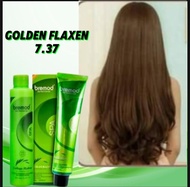 Golden Flaxen 7.37 Color-Bremod Hair Colourant Set with Oxi 100ml,HairDye