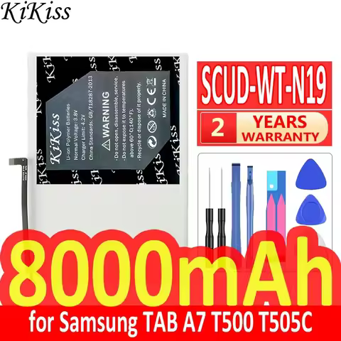 8000mAh Tablet Battery for Samsung Galaxy Tab A7 10.4 (2020) SM-T500 SM-T505 T505N, High-Capacity Re