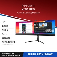 PRISM+ X450 PRO | 45" Super Ultrawide | 120Hz 1ms | HDR 400 | Dual QHD Resolution | Gaming Monitor