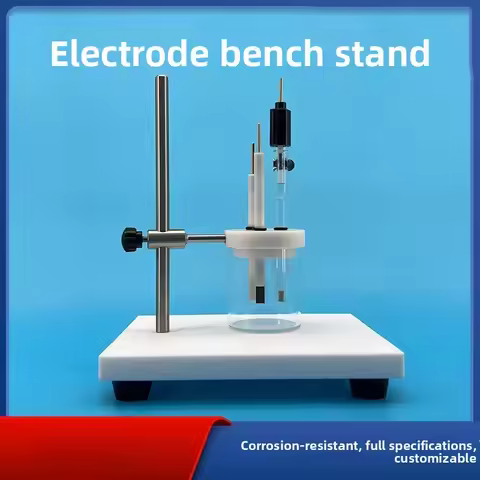Stainless Steel Electrode Stand, Electrochemical Three Electrode Ordinary Electrolytic Cell Bracket,