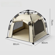 POPO Outdoor Dog Tent Auto Foldable Semi-Enclosed Large Dog Pet Summer Travel Sunscreen Camping Dog