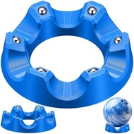 ookeer Bowling Ball Spinner Stand, 360° Smooth Rotating Ball Cup Holder with Easy Multi-Angle Grip, 