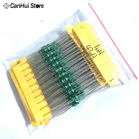 1/4W AL 0307 0.25W 1uH to 1M Inductor 13valuesX10pcs=120pcs,Electronic Components Package Chromatic 