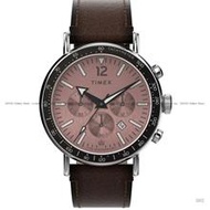 TIMEX TW2W47300 Waterbury Standard Chronograph Quartz 43mm Salmon