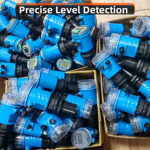 ES-UL800 10M Ultrasonic Level Meter for Tanks Water Level Transmitter 4-20mA RS485 Transmitter DC24V