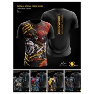 2026 Tactical T shirt TAKTIKAL BAJU MILITARY KOMANDO SUBLIMATION SERIES READY STOCK