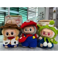 Cartoon Woody, Alien, Mario labubu costume