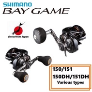 Shimano 18' BAY GAME 150/151/150DH/151DH Right/Left【direct from Japan】(OCEA JIGGER CONQUEST TORIUM GRAPPLER SALTIGA Offshore Fishing 300 301 Boat Shore Jigging Reel Fishing Casting Bait Spinning Lure Shimano Daiwa )