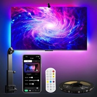 Screen Sync TV Backlight RGBIC LED Strip Light Smart Ambient Room Lighting for 20 - 85 inch TV Camer