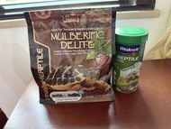 Hikari Mulberry Delite 龜糧 + Vitakraft Herbivore 飼料