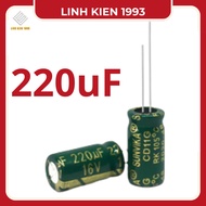 SET OF 4 Capacitors 220uF 16V capacitor 220uf16v