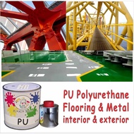 ( PU Recoatable Finish ) Floor Paint Floor Paint Steel Sealer Primer Cat Paint KikKik PU / 1L or 5L