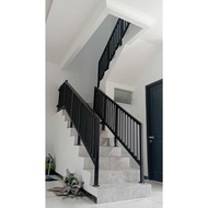 Railing minimalis besi hollow / railing besi / pengaman tangga