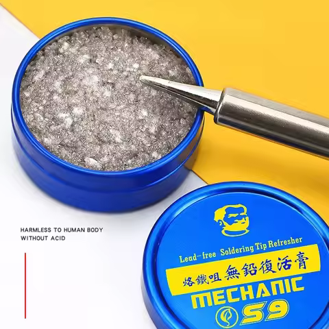 Mechanic S9 Series Lead-Free Soldering Iron Tip Refresher Clean Paste for Welding Nozzle Oxide Solde
