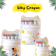 Silky Crayon Washable Twist Crayon for Kids Non Toxic