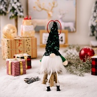 HKStorage Đồ Trang Trí Giáng Sinh Mới Mặt Dây Chuyền Rudolph Mũ Kim Sa Có Đèn Giáng Sinh Mặt Dây Chu