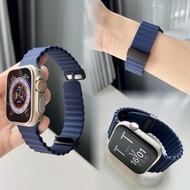 magnetic strap for apple watch series  10 46mm 42mm  series 987 ultra 2/1 49mm  iwatch sport silcion