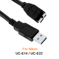 สายลิ้ง ส่งข้อมูล ใช้แทน Nikon UC-E14/ UC-E22 / USB 3.1 Mirco-B 10Pin  ใช้กับ D5D500D800D800ED810D81