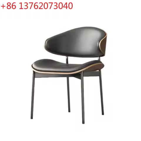 Hotel restaurant casual simple negotiation chair leather master chair