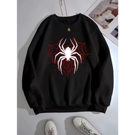 (Premium) Unisex Spider Sweater Soft Cotton Fleece Fashion for Men and Women Autumn and Winter - Clo