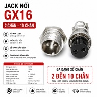 (Combo of 2 pieces) GX16 2-10 pin connector Jack | GX16 male and female screw metal connector