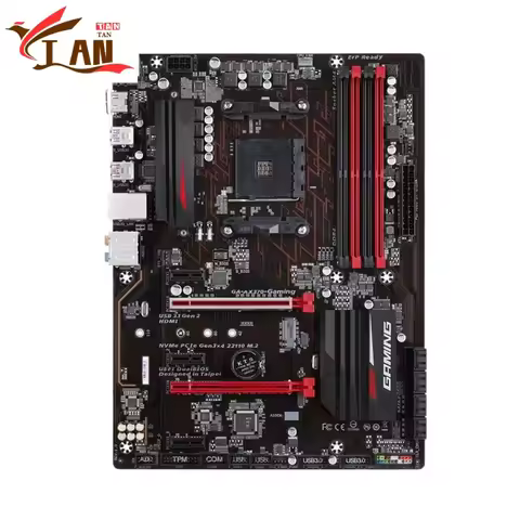 For GA-AX370-GAMING Motherboard 64GB HDMI M.2 Socket AM4 DDR4 ATX X370 Mainboard 100% Tested Fully W
