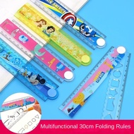 Folding Ruler/Geometric Pattern/Folding Positioning Ruler/Learning Ruler