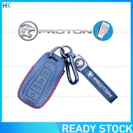 【Ready Stock】100% Genuine Leather Key Cover For Proton X50 X-50 with Keychain