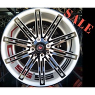 [Ready Stock] Sport Rim Car 7.5x16 Vossen 857 CV4 8H Wheel 1set White Black