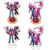 Standee Anime Hazbin Hotel Mica Model Study Desk Decoration Characters 3 Vees Vox Valentino Velvette