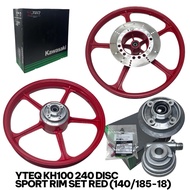 KH100 AR125 SUPER RED B CLASS YTEQ SPORT RIM FULL SET ORIGINAL