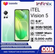 infinix itel vision a60S Ram 8+64GB(+) infinix itel vision5 3+32.GARANSi 1 TAHUN [ Excluesive ] HOT SERIES!! 💯% Poduk Bergaransi✓✓✓