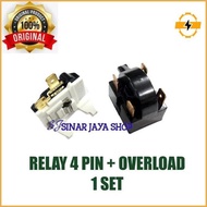 4 Pin Relay + Freezer Overload Refrigerator Ptc Relay/ Freezer Overload/ Special Price